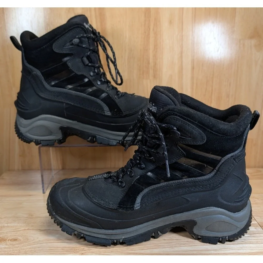 Columbia Bugaboot Snow Boots Men's 10.5 Waterproof 200g Insulated Black‎